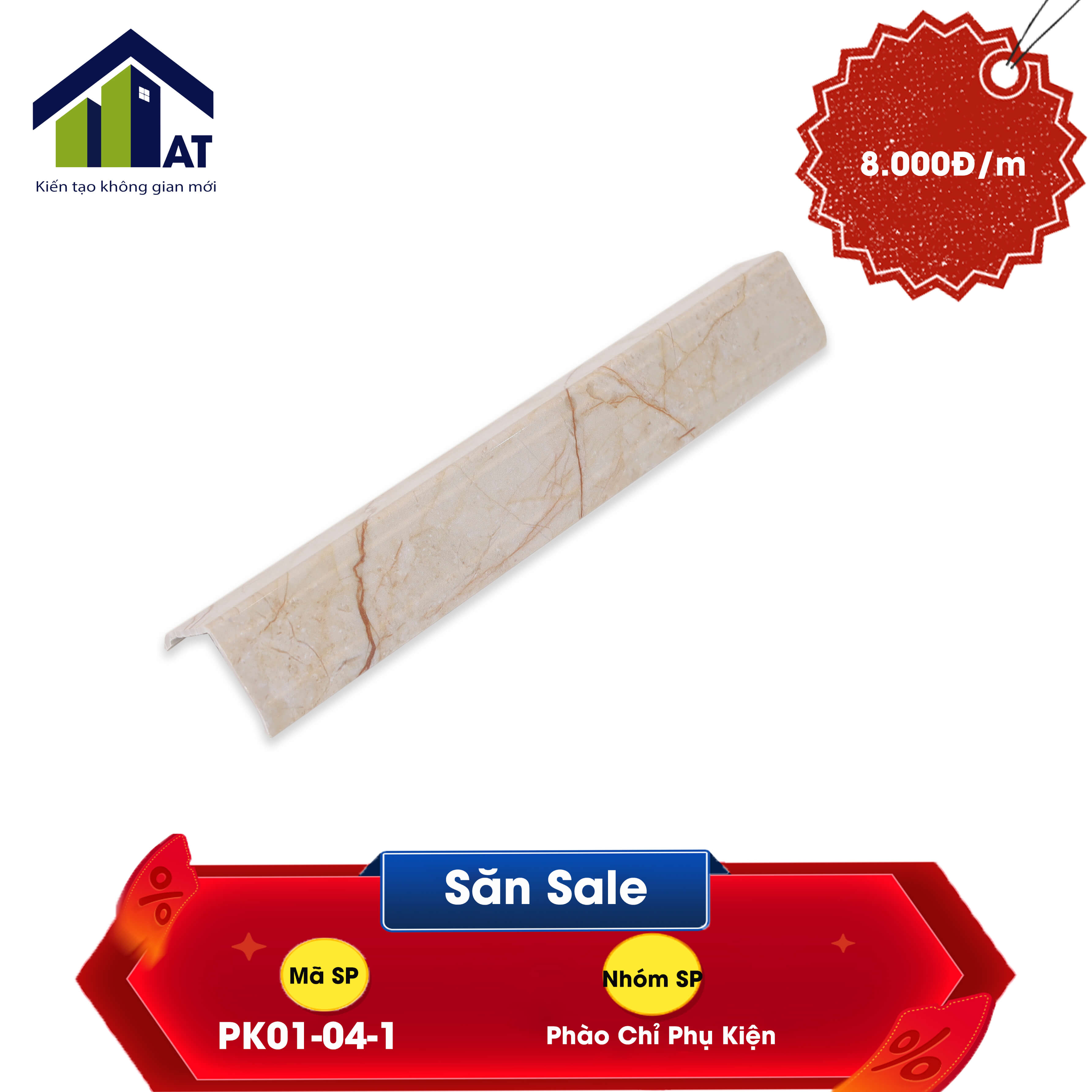 V Trắng chỉ đỏ 3cm 