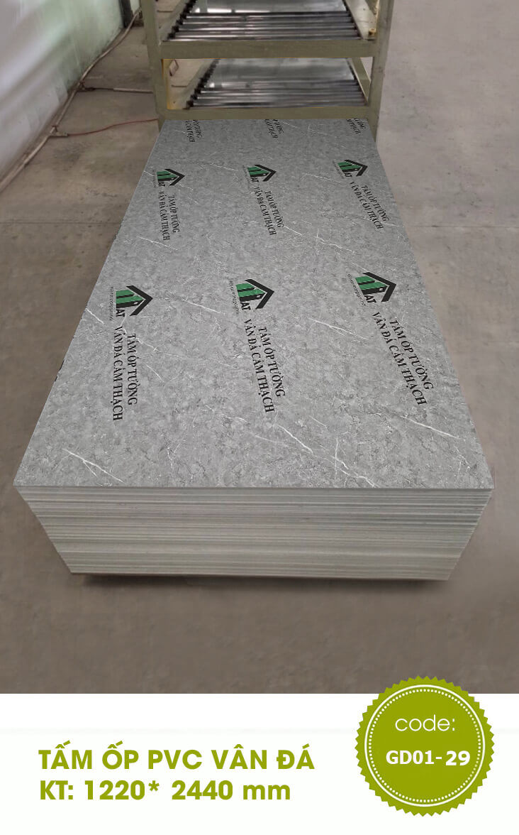Tấm Vân Đá Màu Ghi Xám GD01-29