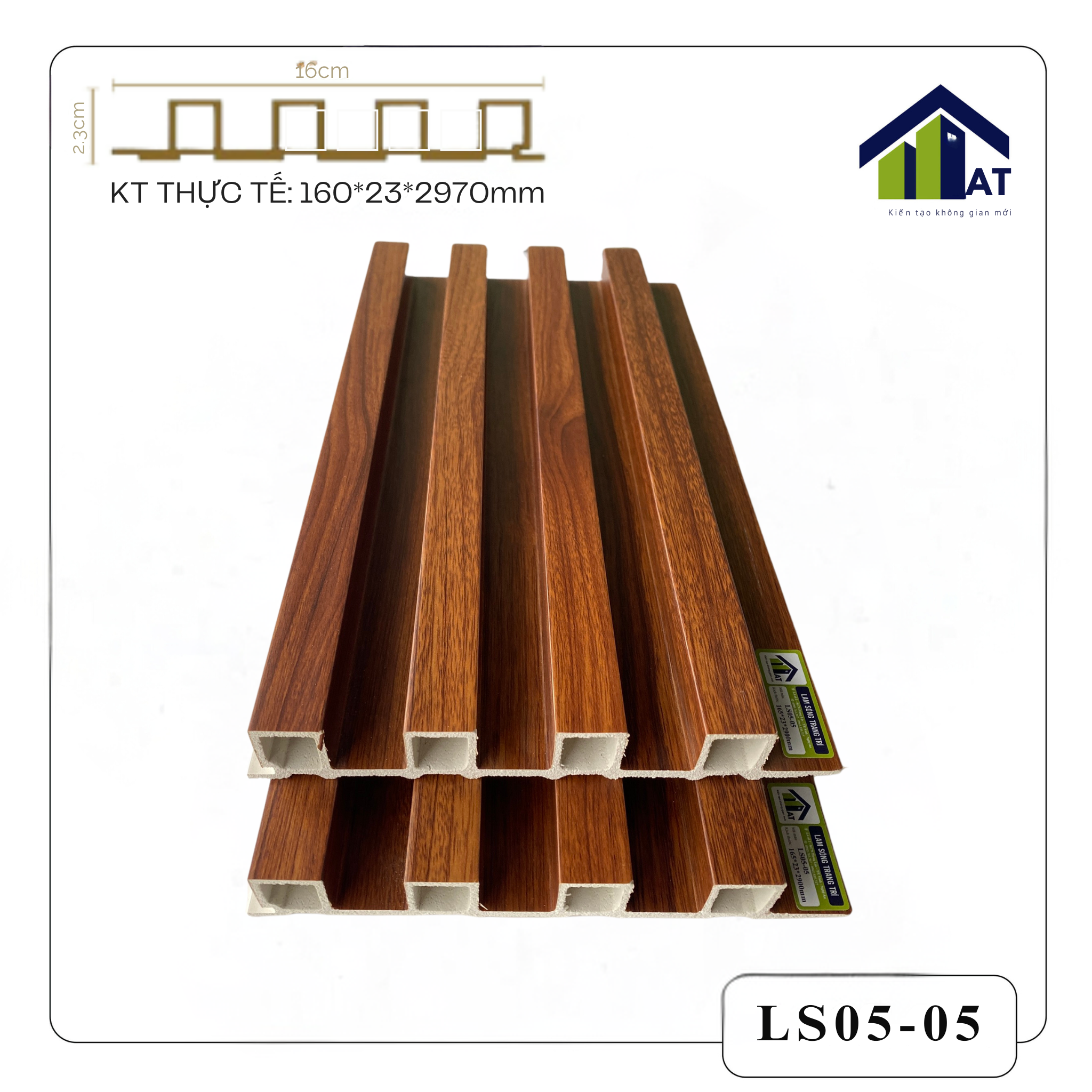 Tấm Lam 4 Sóng Cao LS05-05