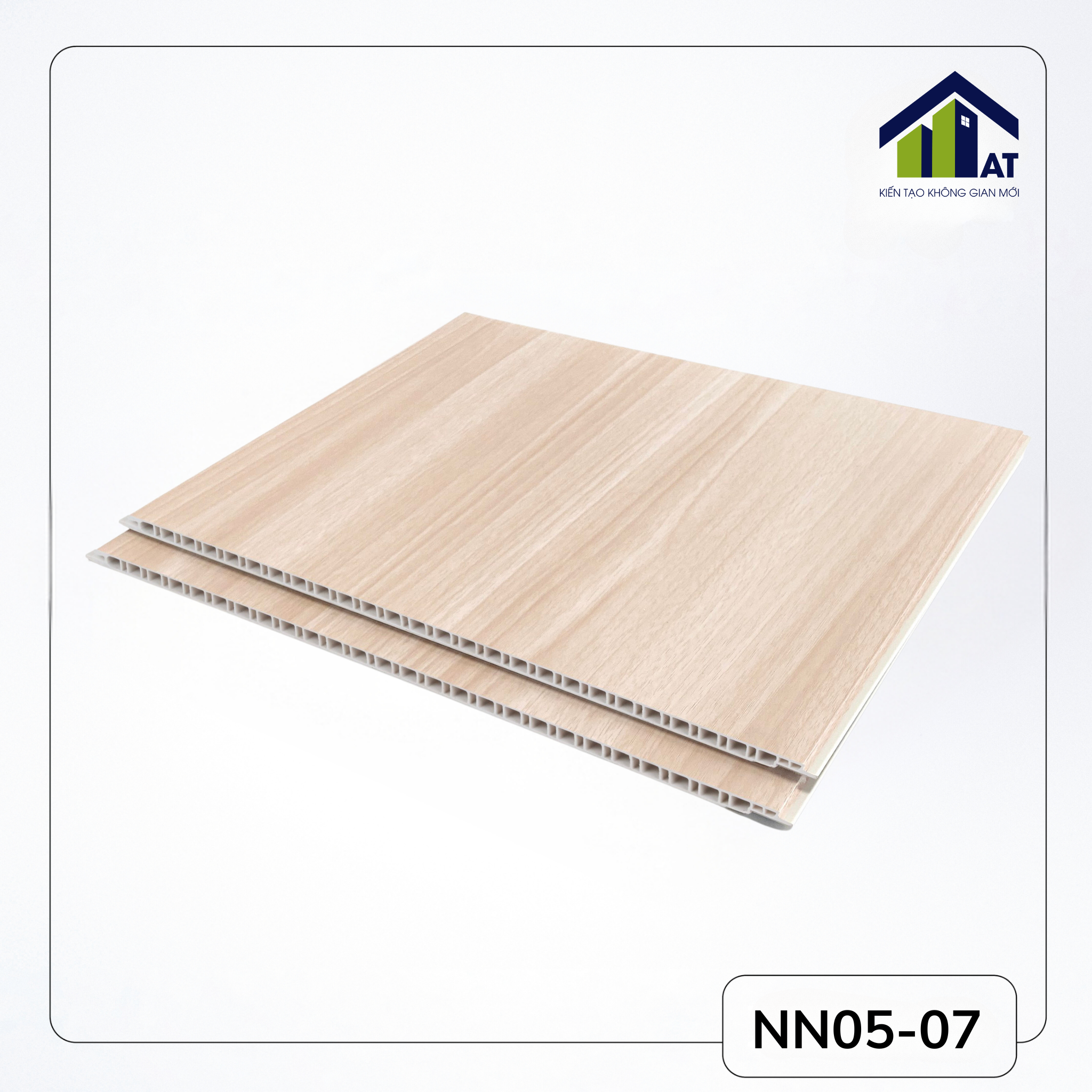 Tấm Ốp Tường Nano Cao Cấp Vân Gỗ Nhạt NN05-07