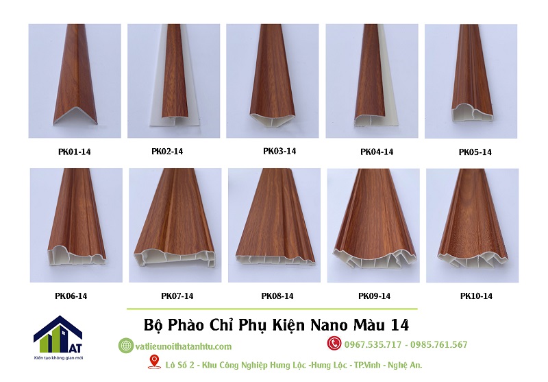 Bộ Phào Chỉ Phụ Kiện Nano Màu 14