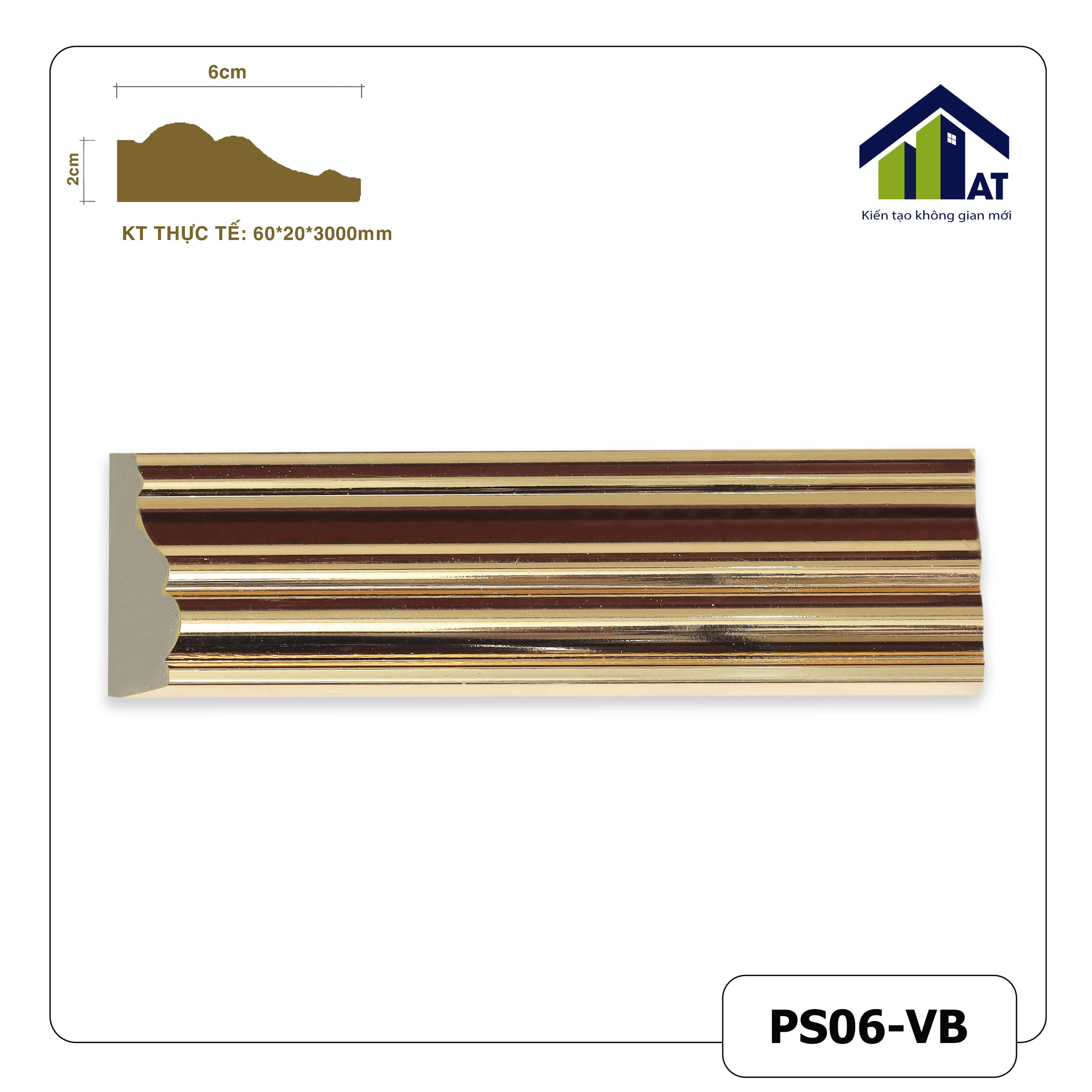 Thắt Lưng 6cm Vàng Bóng PS06-VB