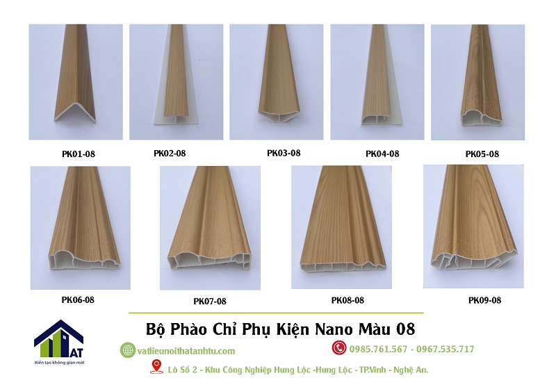Bộ Phào Chỉ Phụ Kiện Nano Màu 08